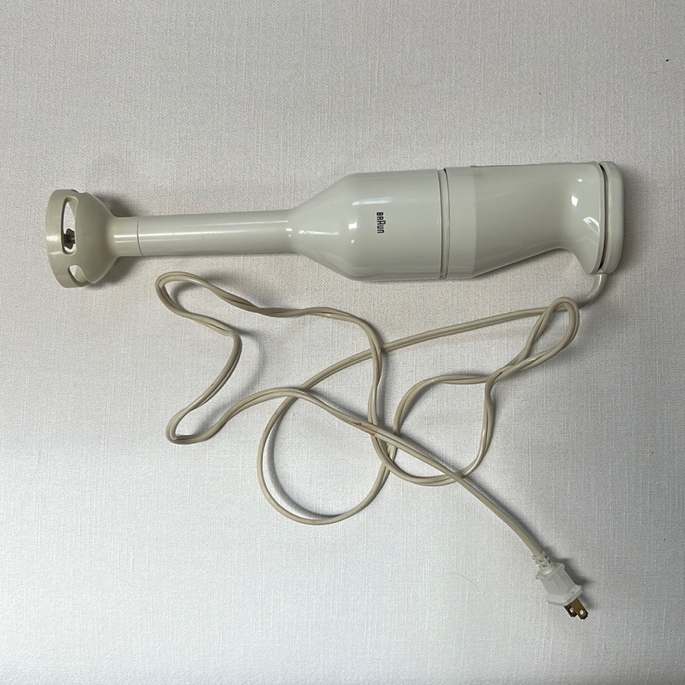 Braun Handheld Immersion Stick Blender Mixer 120V Off White